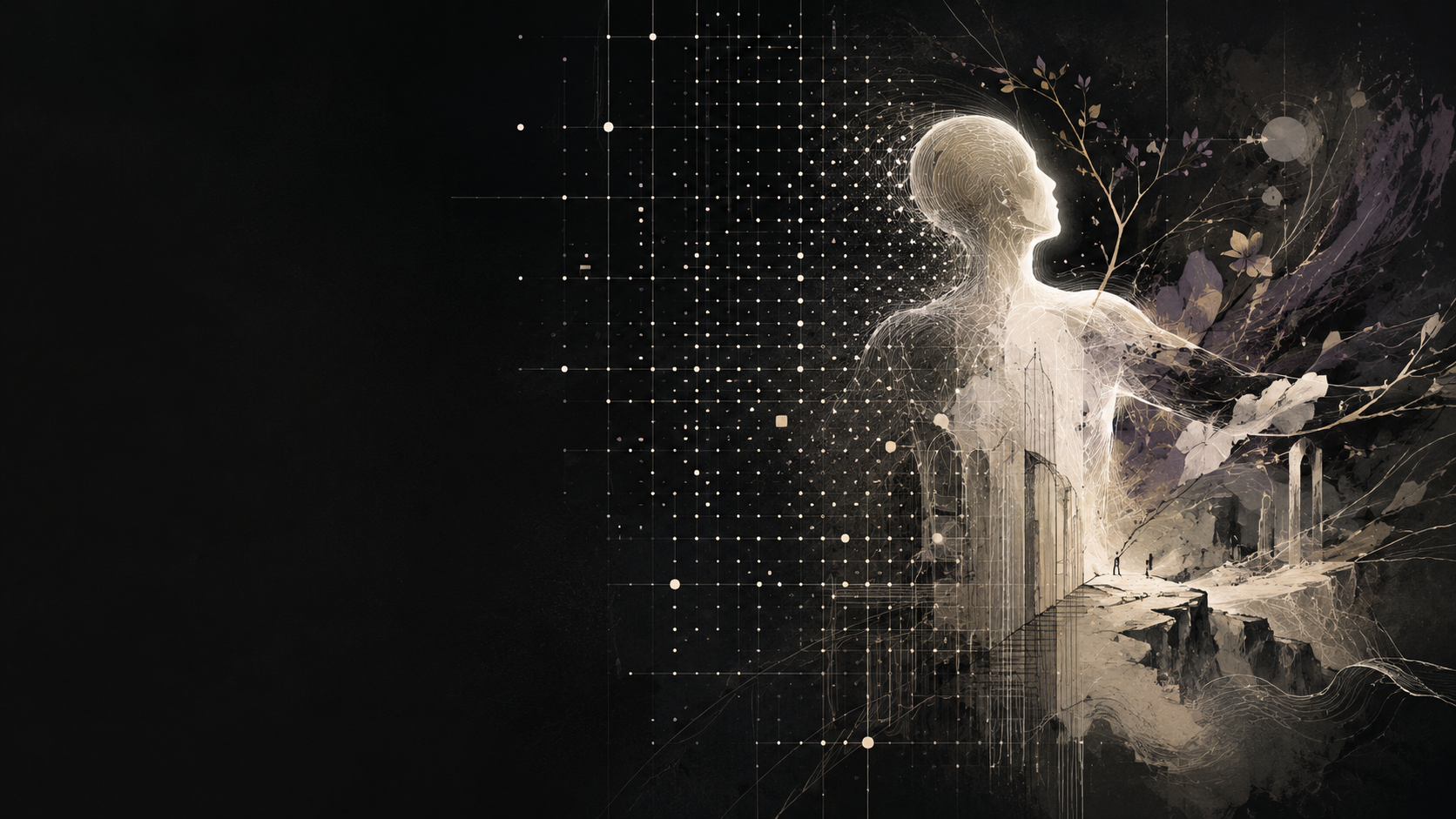 Human creativity moving beyond the ordered boundary of an artificial intelligence dataset